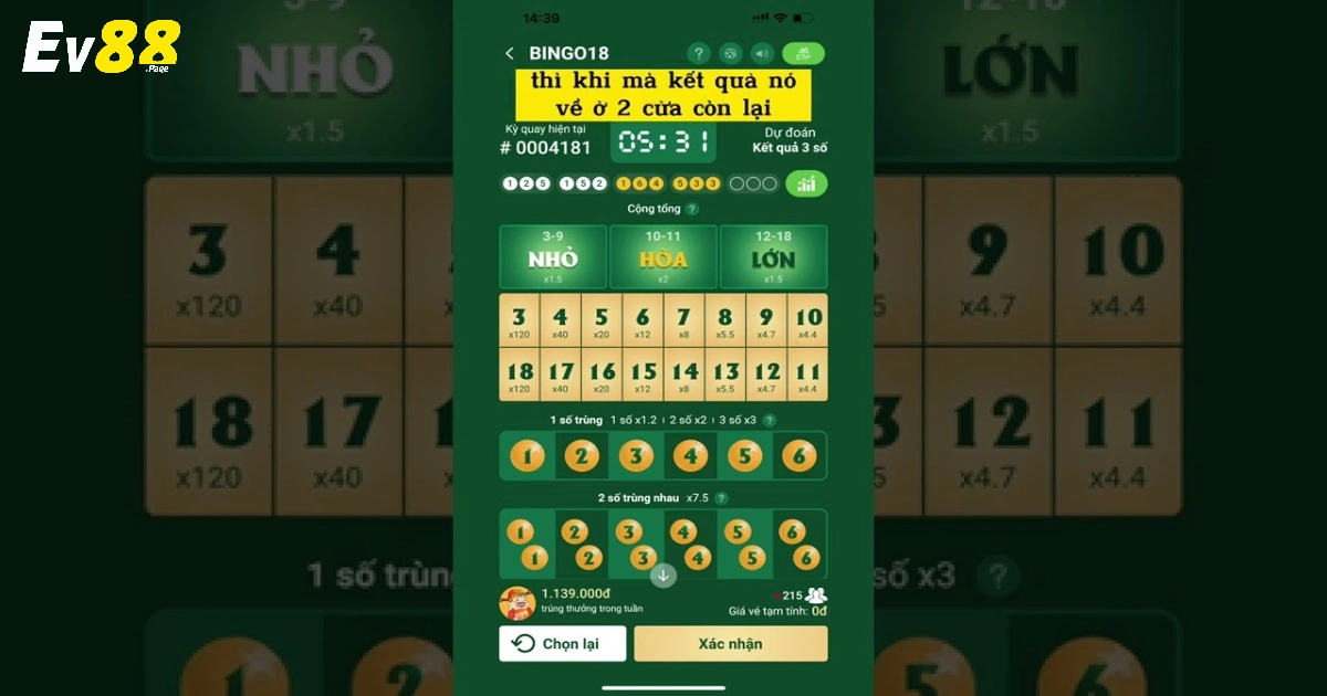 Xổ Số Bingo18 Tại EV88 – Trò Chơi May Mắn Đầy Hấp Dẫn 3 Quy luật & cách đặt cược khi tham gia Bingo18